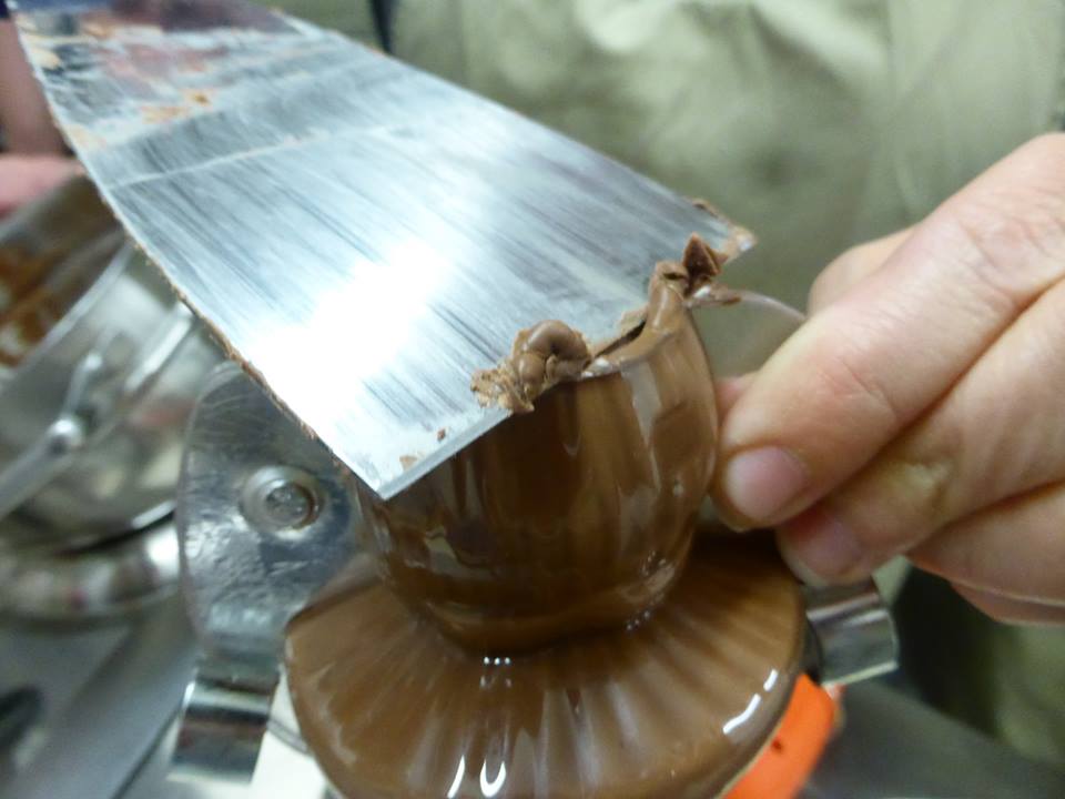 Workshop tempering chocolate